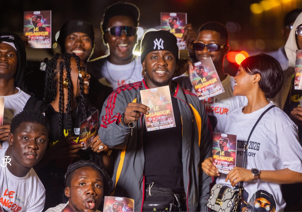 La promotion du concert du stade Petit Sory, auprès des fans